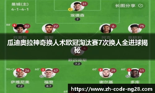 瓜迪奥拉神奇换人术欧冠淘汰赛7次换人全进球揭秘
