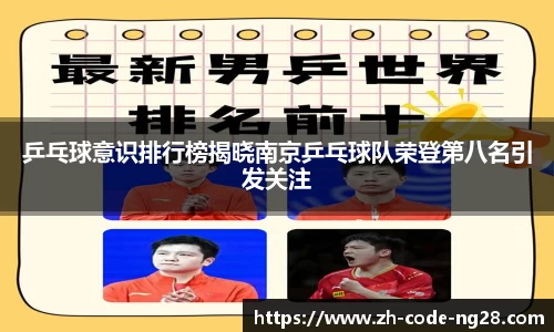 乒乓球意识排行榜揭晓南京乒乓球队荣登第八名引发关注